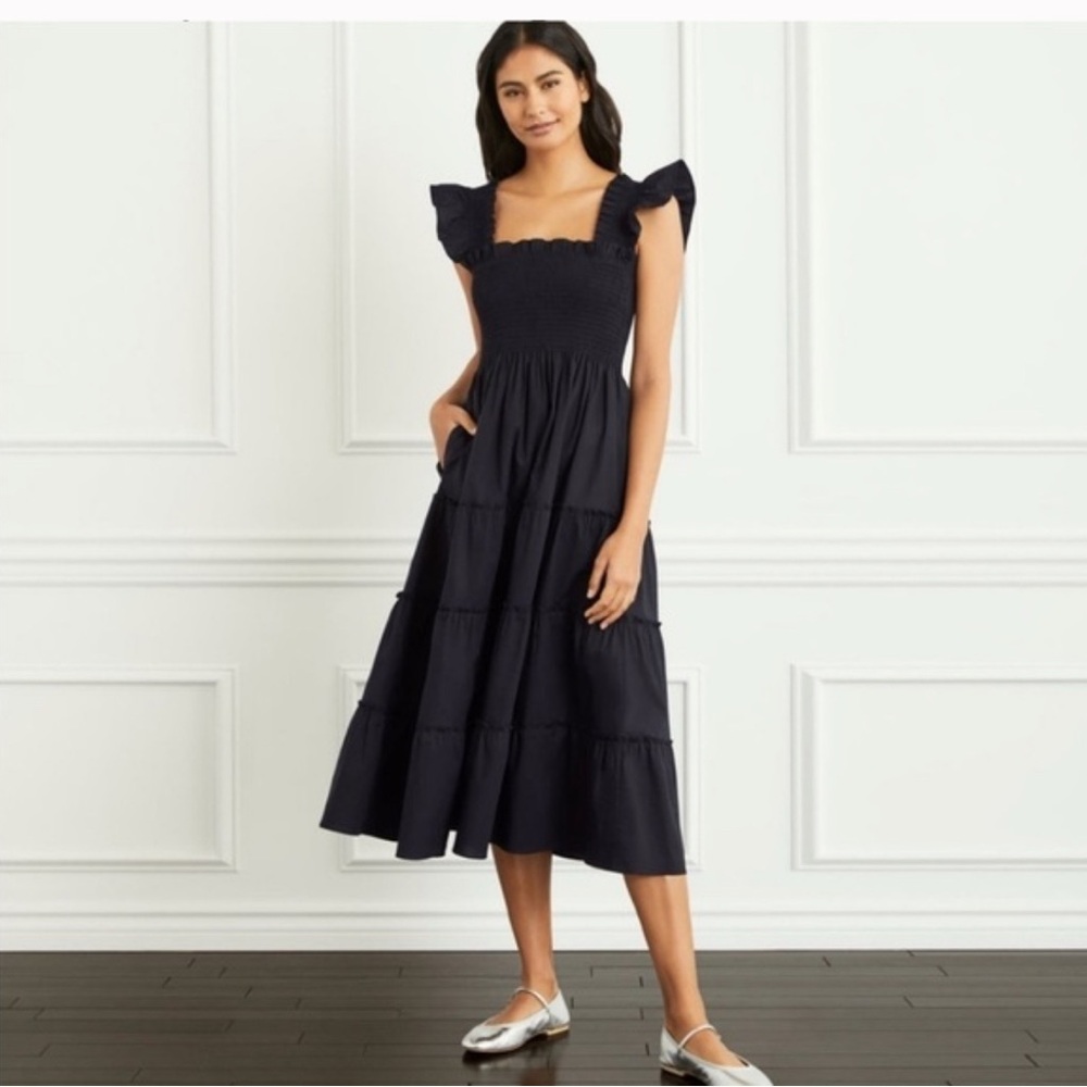 Hill House Black Midi Dress